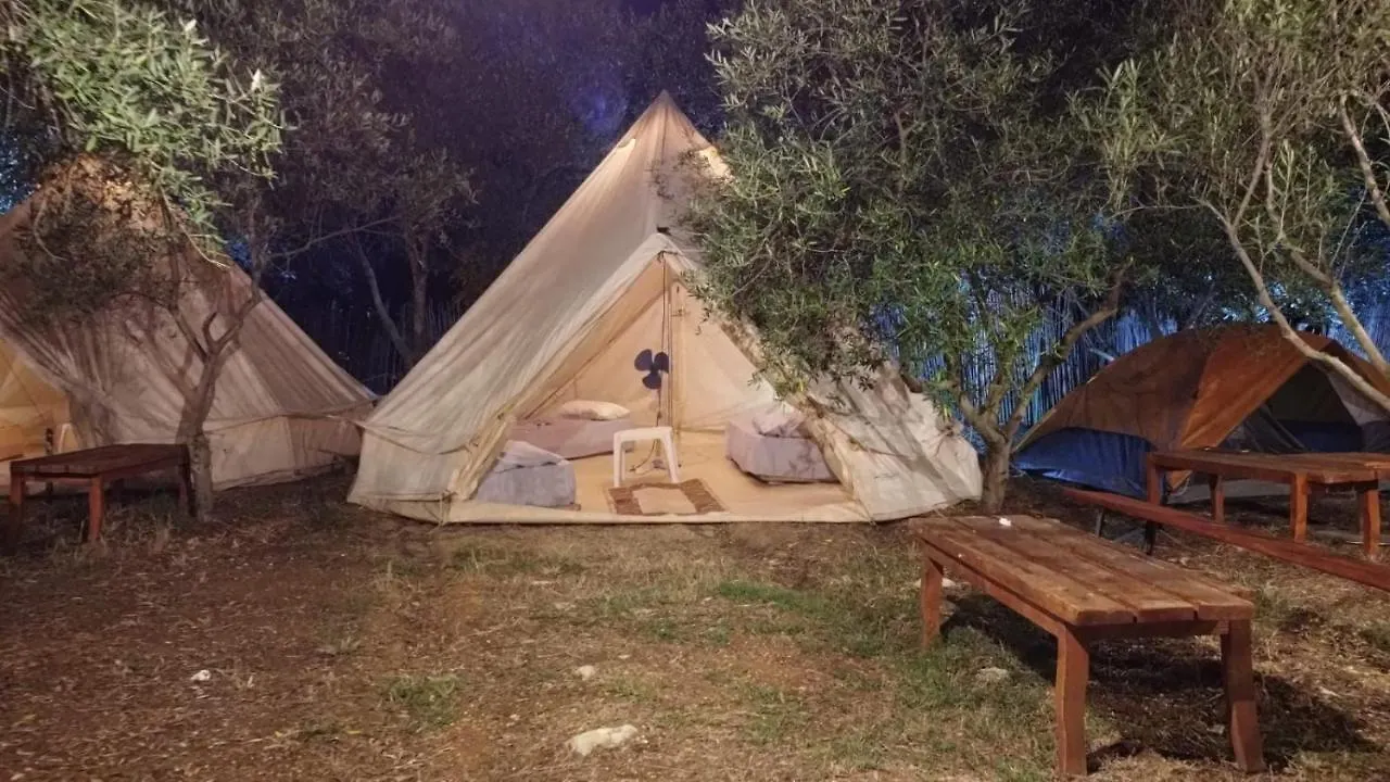 Luxury tent Garden Lake Camping Ksamil Albania